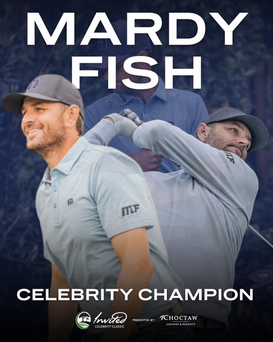 2024 Invited Celebrity Classic champion, <a href="/MardyFish/">Mardy Fish</a> 🏆

#InvitedCelebrityClassic
