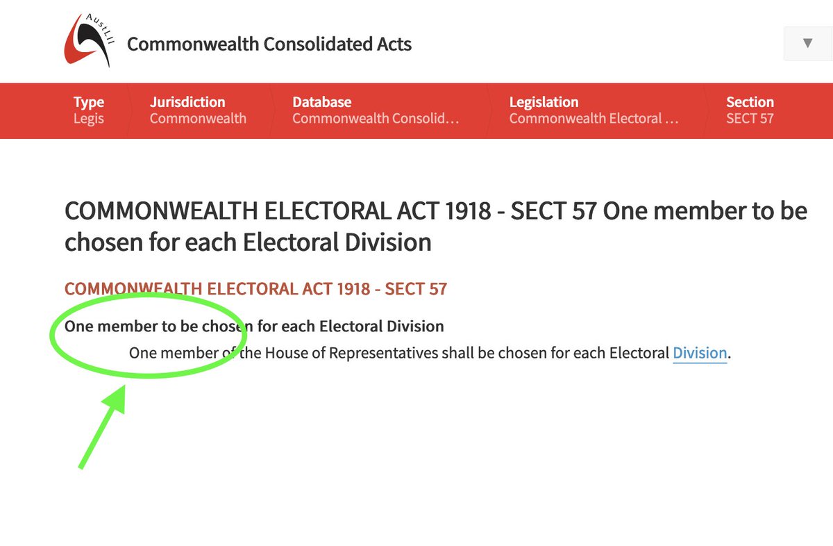 @BrentHodgson @DiGranger @Aaronsmith333 They are *not* campaigning to win the seat - largely because it is not legally possible. I wouldn't call it purely a stunt, that's a bit simplistic, but they know it's not legally possible, so there must be other issues they want highlighted. The CommElecAct is pretty clear.