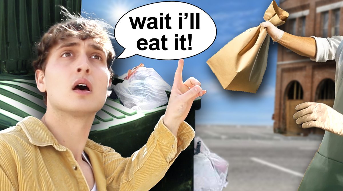 new vid!! 'Only Eating Restaurant Trash for a Day' lmfaooo youtu.be/PxV5U4n5sTM