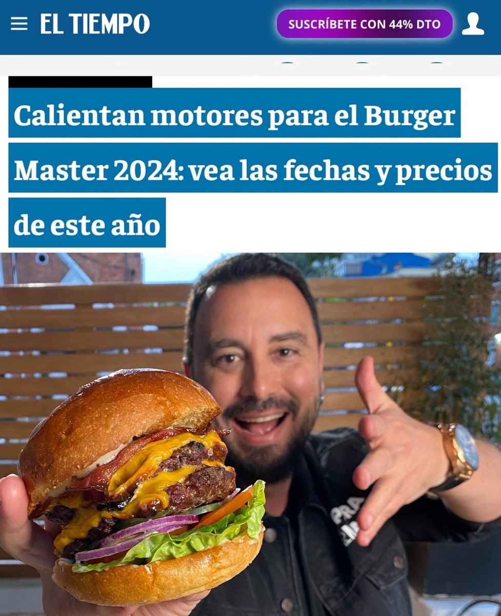 tuliorecomienda's tweet photo. 8 DÍAS! SOLO FALTAN OCHO DÍAS PARA QUE EMPIECE LA FIESTA MÁS GRANDE DEL AÑO: así lo ha reportado la prensa del país.

VUELVE el BM: desde el próximo lunes 29 de abril y hasta el domingo 5 de mayo con las hamburguesas más increíbles de tu ciudad a 18mil pesos para que puedas probar un montón y escoger tus favoritas. Encuentra los participantes en la aplicación TULIO Recomienda o en la página web.