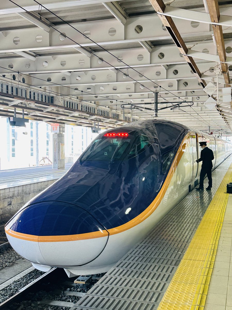 The brand new #Yamagata #shinkansen. #visitjapan #traintravel #japantravel