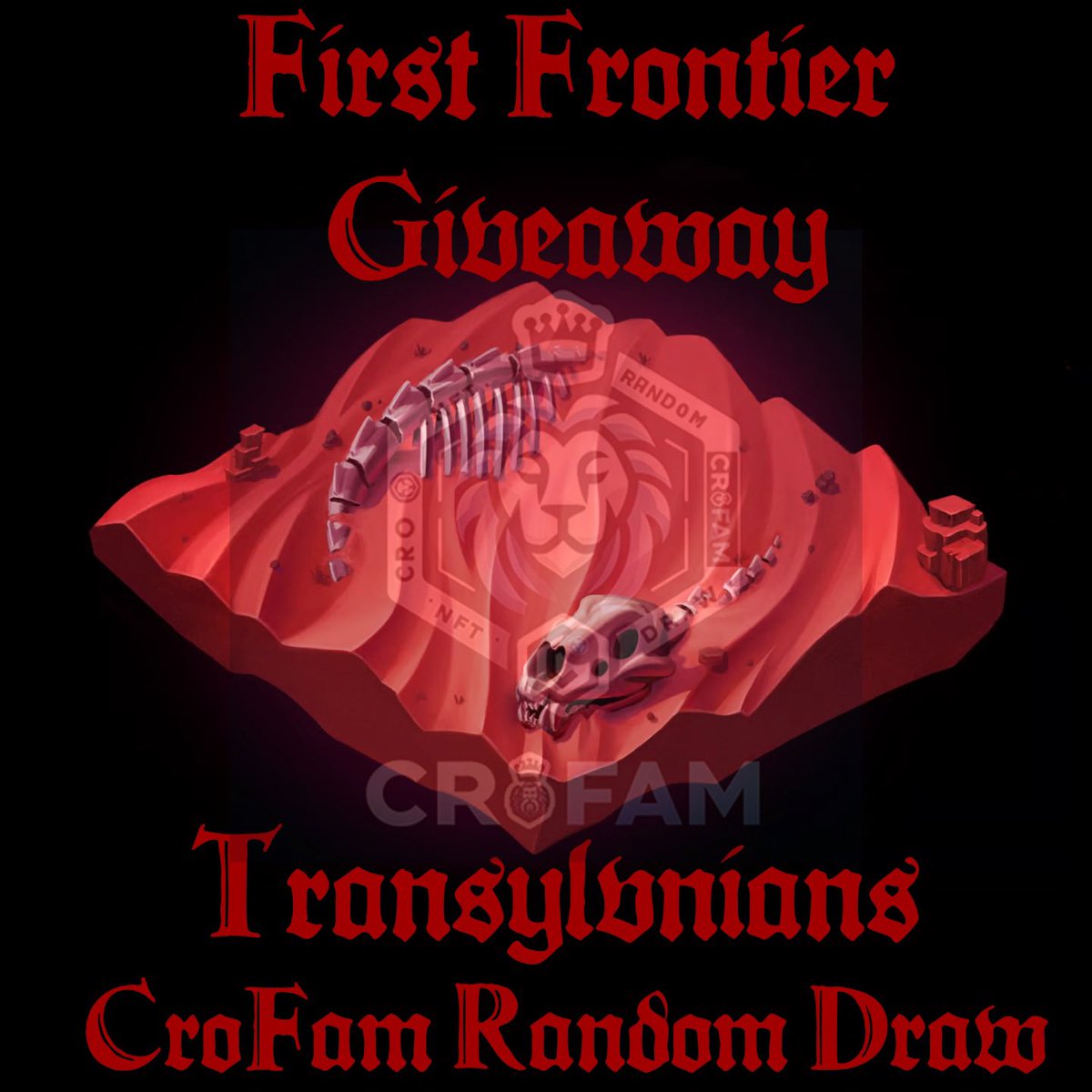 Greetings dear X family ✨
The next Transylvanians CroFam Random Draw giveaway is on Wednesday, April 24th 2024 at 2:00 🕑 pm PST here is the prize 🏆 
#FirstFrontier land from @cryptocomnft 
@foxworthm91 will announce the lucky 🍀 winner.

#Transylvanians #crofam  #randomdraw 🎁