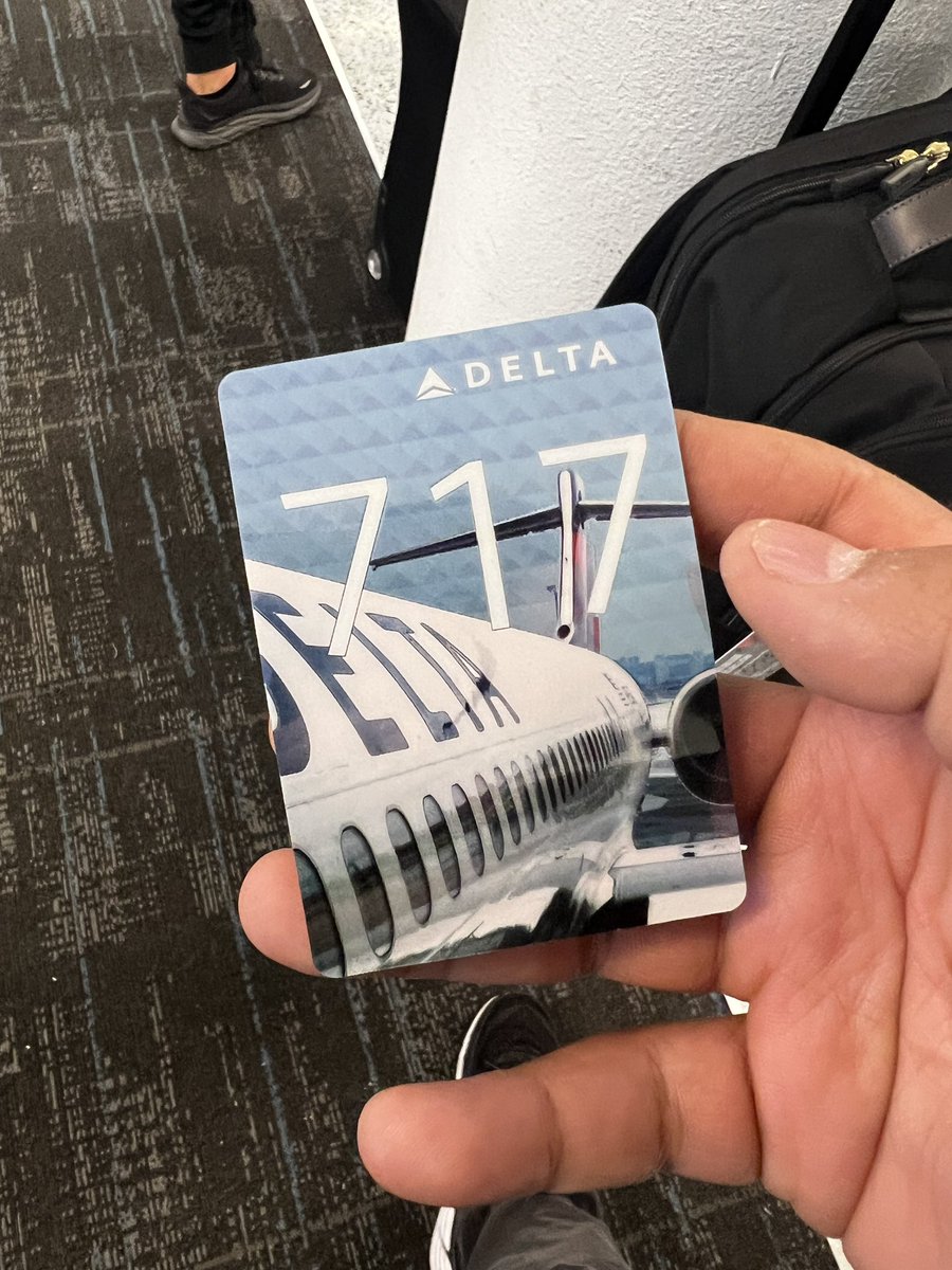 MyNameIsRaph's tweet photo. Probably hotter than Pokémon cards atm…thanks @Delta! Been looking for this one…
#Aviation #AVgeek #MD95 #B717 https://t.co/Twte2eB2sM