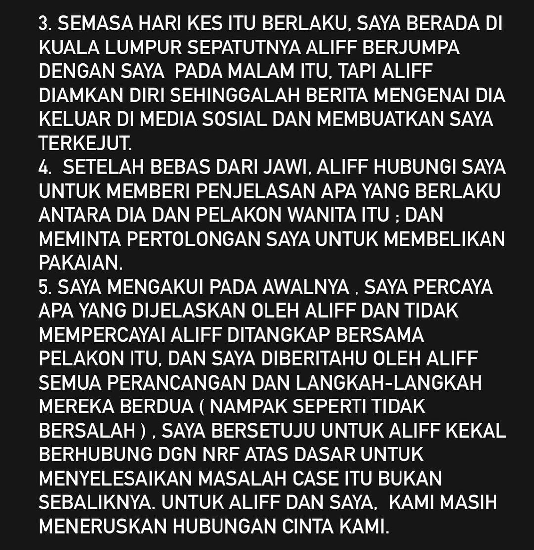 ERAdotje's tweet photo. Seorang wanita bernama Sarah Yasmine mendakwa dirinya merupakan kekasih kepada pelakon dan penyanyi Aliff Aziz sejak Januari 2024. #sharERA #ERARadioNo1PalingLegit https://t.co/h6cEFPBnvw