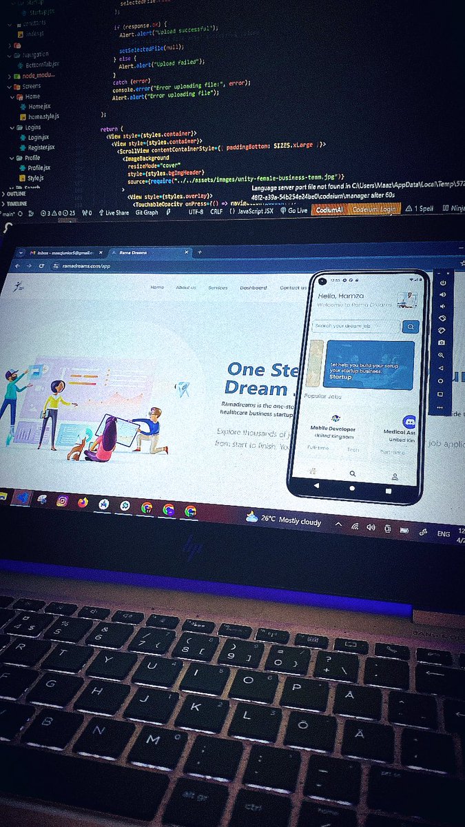 From Web App to Mobile App👨🏾‍💻🤴🏾 Never stop believing 💯💫 keep soaring 🦅🖤