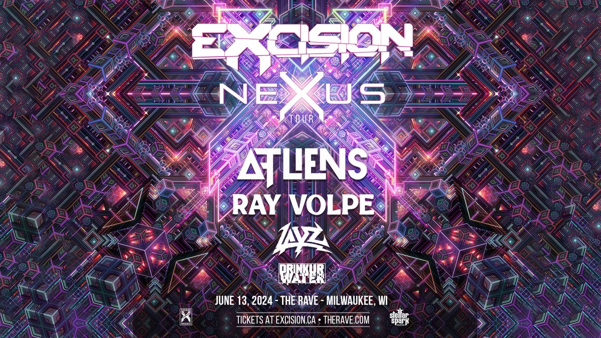 Get ready to throw down! @Excision is returning to The Eagles Ballroom on June 13th and it's going to be a headbanging good time! ✖️🦖 Tickets + full lineup » therave.com/excision