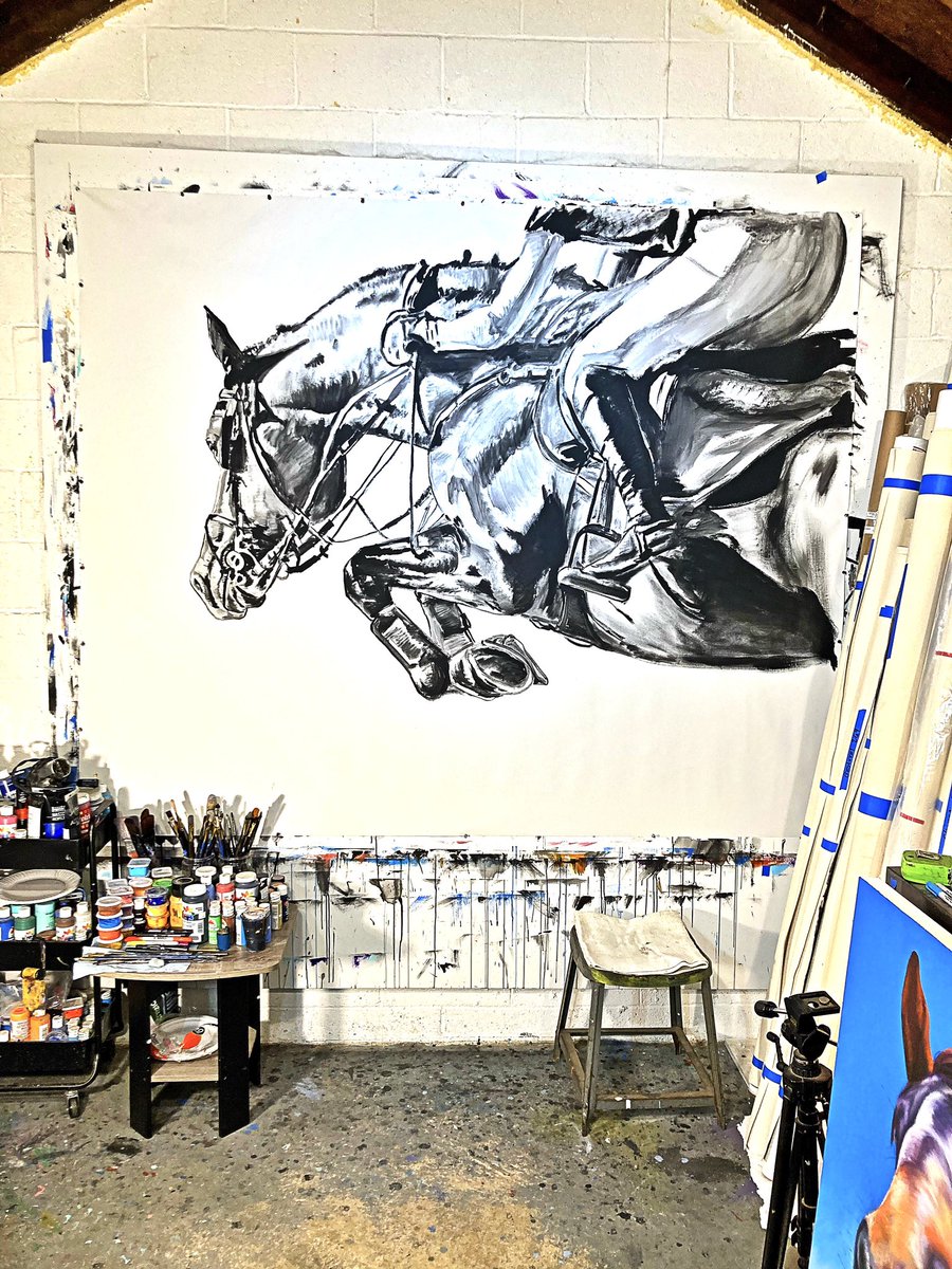 Studio Shot 4/21
 #ink #inked #drawing #drawings #painting #paintings #horses #equestrian #horseart #equineart #horse #equine #art #artist #artists #artwork #artstudio #fineart #contemporaryart #animals #portrait #acrylicpainting #animalart 

equineartiststevemessenger.com