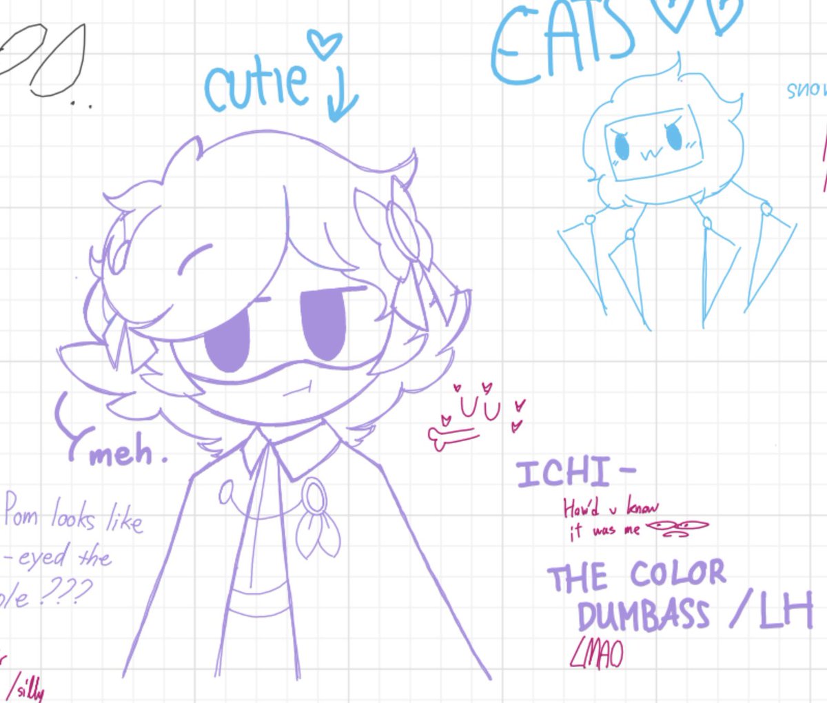 AnnieSweetCute1's tweet image. Pom whiteboard doodles :3
#murderdrones #murderdronesocs
#murderdronehigh