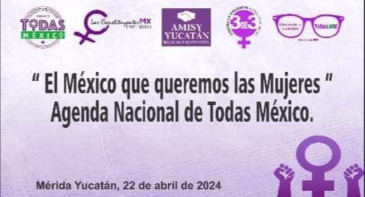 ¡Por el #Yucatán que queremos las Mujeres! Seguimos impulsando la agenda de @TodasMx. Este 22 de abril asumen compromiso @VidaGomezH @MovCiudadanoMX @huachodiazmena @RenanBarrera @JazminManrique