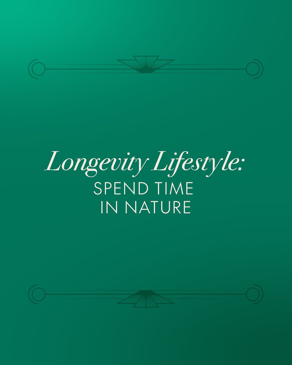 🌳Nature’s Prescription for Longevity

According to research, just 20 minutes in a natural setting can significantly lower cortisol levels, the body’s main stress hormone.

Science Speaks: 
Did you know that immersing yourself in nature is not just refreshing but also