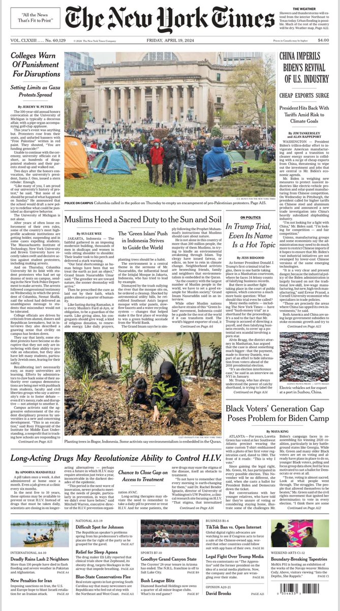 mcitraningrum's tweet photo. Kamu tau nggak kalo cerita fatwa lingkungan, wakaf energi terbarukan, dan gerakan “green Islam” di Indonesia ini jadi headline di @nytimes?

✅Istiqlal dan upaya hemat air, pake panel surya
✅Aksi ekologi spiritual, tanam+rawat pohon
✅Iuran panel surya untuk masjid di Yogya https://t.co/6eknyT9QkX