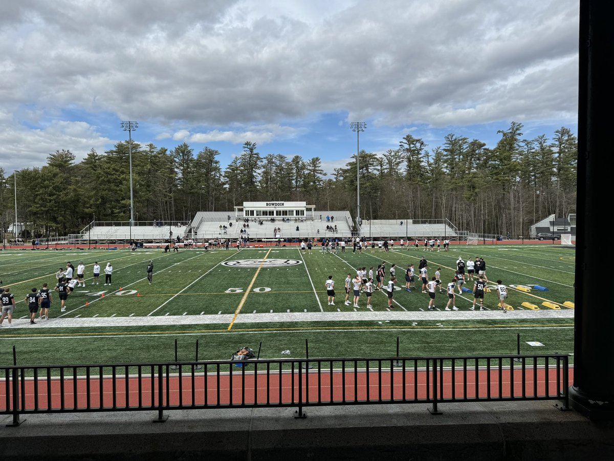 Had a great time at the Bowdoin football prospect camp!