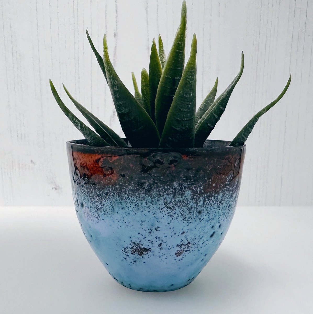 Small Blue and Orange Enamel Bowl tuppu.net/74ef1cc7 #MHHSBD ##UKGiftHour #UKHashtags #bizbubble #inbizhour #shopsmall #HandmadeHour #giftideas #EnamelBowl