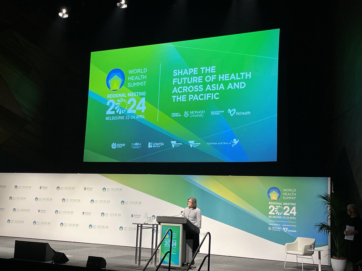 Asst. Min. for #Health @gedkearney: Good #HealthSystems #prevent illness in the first place to prevent heartache & costs. A priority is to #CloseTheGap with heart & kidney disease, diabetes & low birth wt persistently undermining Indigenous #health.
#WHSMelbourne2024 #ActOnNCDs