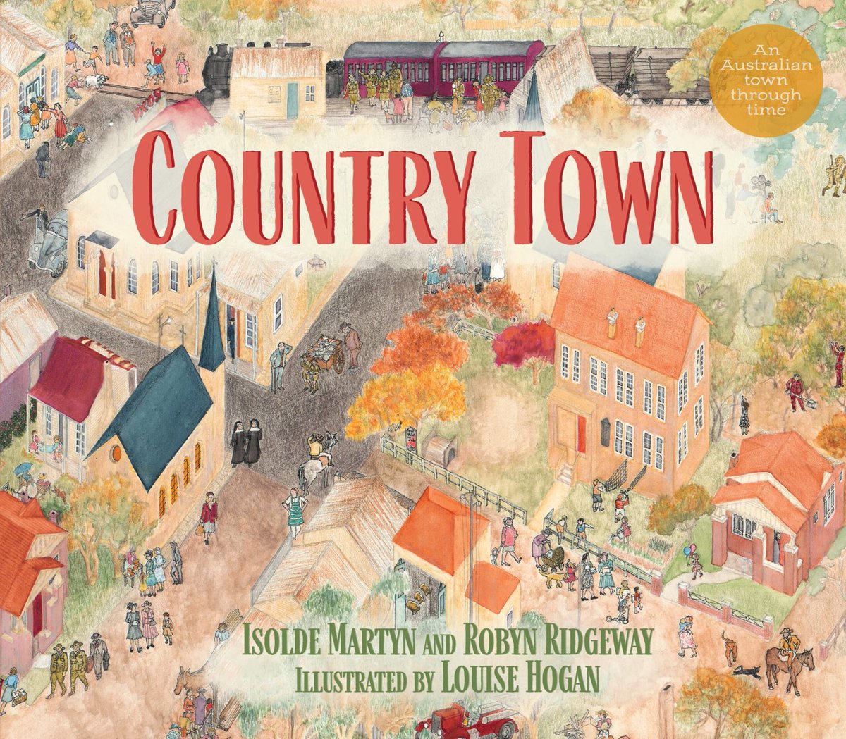 Is your town part of this composite history? Great composite history of the settlements that rise, decline and some again across Australia. Primary school level. Listed for Children’s Book Award 2024