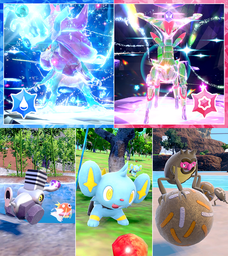 New events have been announced for #PokemonScarletViolet! They will both run from April 26 until May 6:

💎 Walking Wake and Iron Leaves return in a Tera Raid Battle event

🐞A new Mass Outbreak event will feature Varoom, Magikarp, Shinx and Rellor and will run from