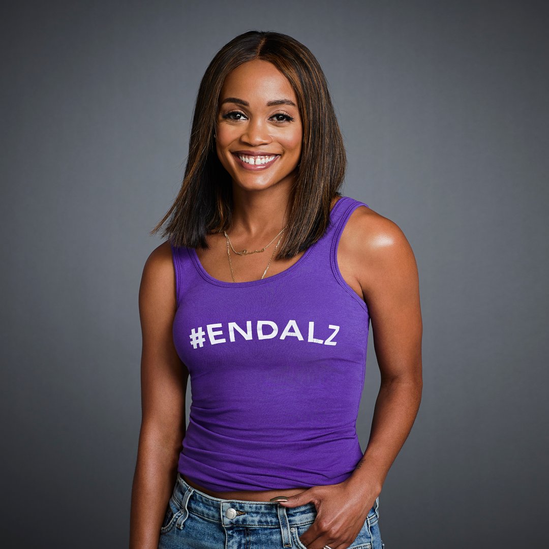 Happy birthday, @TheRachLindsay! Thank you, Rachel, for standing with us as an #ENDALZ Celebrity Champion in honor of your Aunt.💜