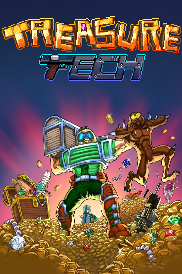 Treasure Tech, from @SuperUltra64, is a DOOM mod inspired by Wario Land. Play as Chesterfield, AKA the Treasure Guy, as he plunders Hell for cold-hard cash! A full game Treasure Tech Land is also in development (I think)! #WarioLikes #TreasureTech forum.zdoom.org/viewtopic.php?…