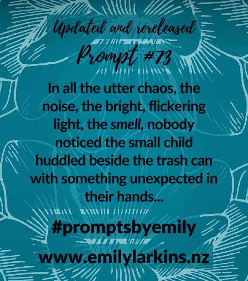 Jump-start that imagination! New prompts just added… Find your spark at… 📌 pin.it/1Jvelzt6f Or here… 📌 pinterest.com/emilylarkinsau… - Emily’s Original Prompts. #WritingPrompts #WritingInspiration #Prompts #PromptsByEmily #EmilyLarkinsAuthor