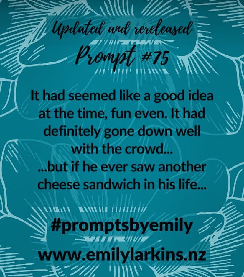 Jump-start that imagination! New prompts just added… Find your spark at… 📌 pin.it/1Jvelzt6f Or here… 📌 pinterest.com/emilylarkinsau… - Emily’s Original Prompts. #WritingPrompts #WritingInspiration #Prompts #PromptsByEmily #EmilyLarkinsAuthor