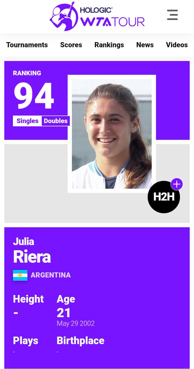 OFICIAL. Tras el título más importante de su carrera, la pergaminense Julia Riera (2002) es 94° del mundo. Se vienen los Main Draw de Grand Slams. ¡Felicitaciones y que sigan los éxitos @juliriera02!