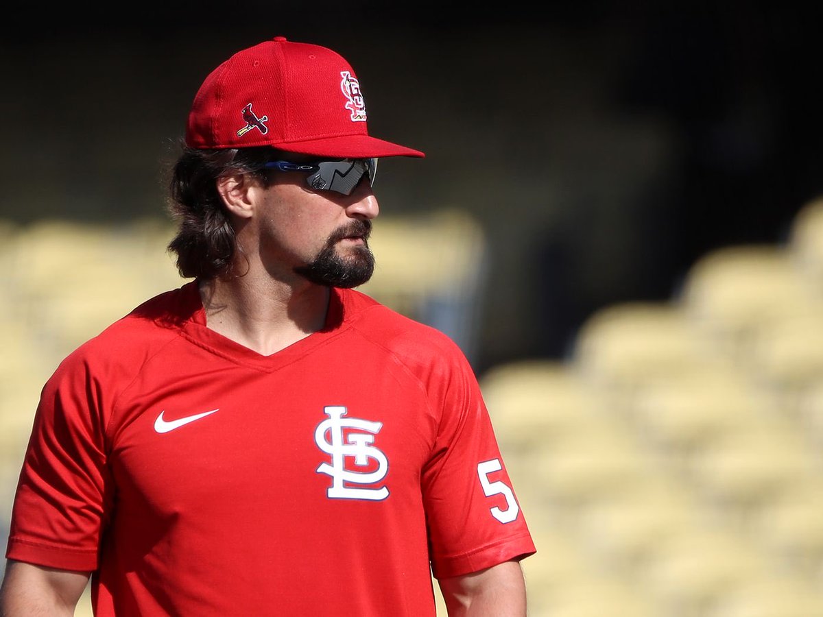 jacobledelman's tweet photo. Cardinals NL ranks since they parted ways with Jeff Albert:
10th AVG (.246)
8th OPS (.731)
7th wRC+ (101)
9th GB% (42.9%)
12th Pull% (40.2%) https://t.co/89RfpCf7Kj
