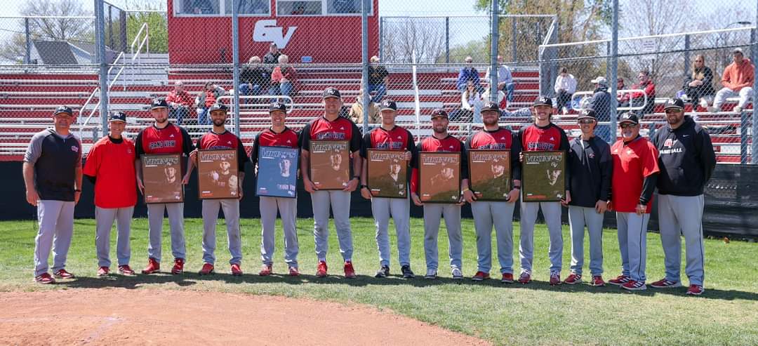 My 2nd year as skipper, and my 2nd senior class I lose. Season not over though, more to come! <a href="/GVBaseball_/">Grand View Baseball</a>