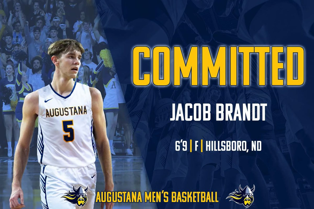 I am blessed and honored to announce my commitment to Augustana University! I want to thank my parents, coaches, teammates, trainers, teachers, and friends who have helped me along this journey. AU, let’s get to work! #rollvikes