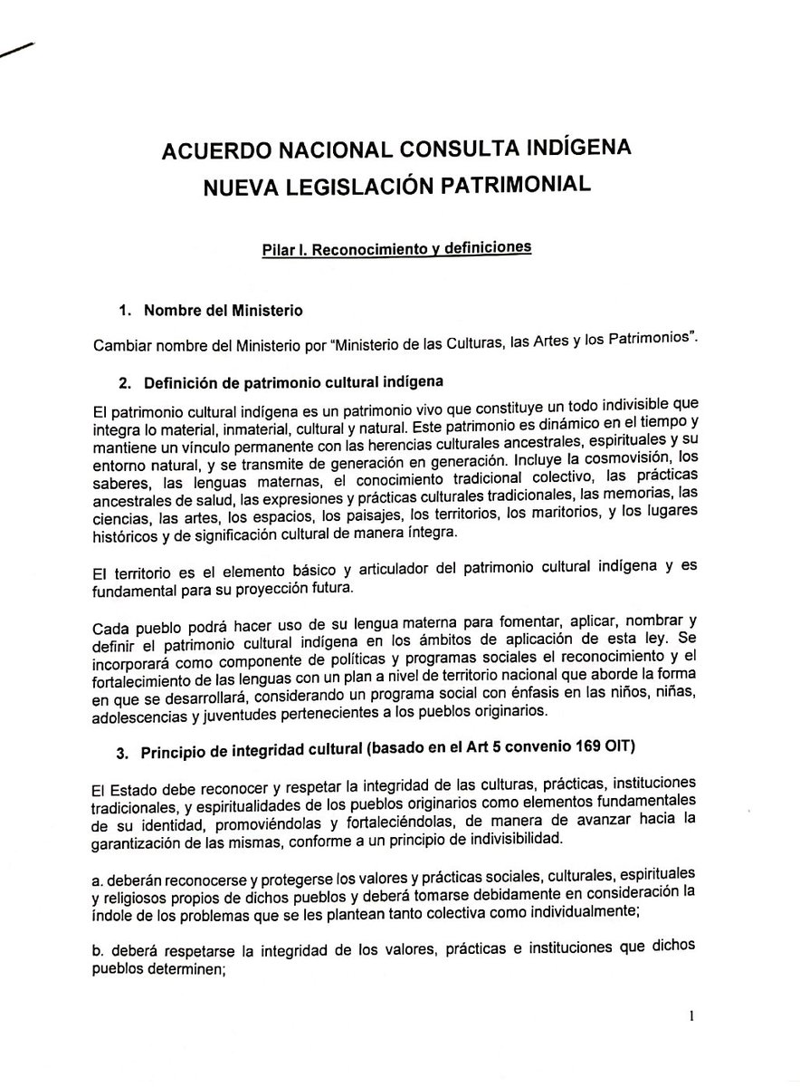 smillaleo's tweet photo. Acuerdo entre representantes indígenas y gobierno en la consulta para la legislación de patrimonio cultural. Se viene el patrimonio indígena protegido. Al fin un avance en derechos indígenas, en cuanto este acuerdo se pueda convertir en ley https://t.co/UgFoMdDEPG https://t.co/SldXk8AEfZ