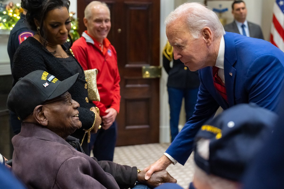 President Biden: “We have a sacred obligation to equip those we send to war and take care of them and their families when they come home or if they don’t come home.” Meanwhile, Trump referred to American service members as “suckers” and “losers.”