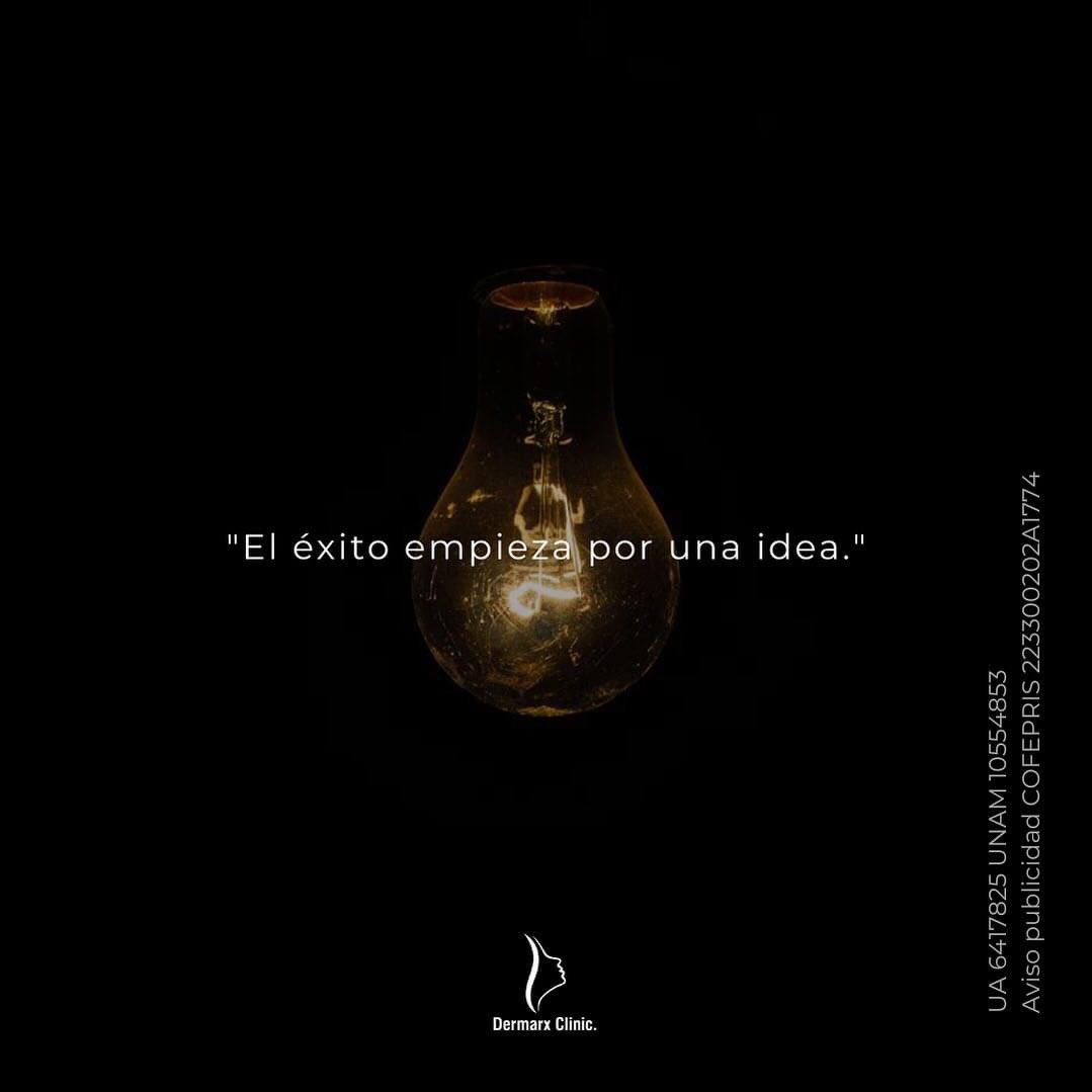 “El éxito empieza por una idea”.

#sundayvibes #vibes #dermatology #dermatologocertificado #dermatologíaavanzada #welcometoskinhealthandwellness #dermarxclinic #instalaciones #dermacdmx #healthyskin #pielsana #saludybelleza