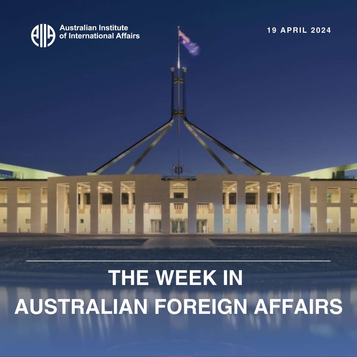 19 April 2024: “new support for Solomon Islands elections; Wong discusses potential momentum on Assange case; PALM workers to boost aged care; Ayers to Singapore and Malaysia,” by Adam Bartley Read more at The Week in Australian Foreign Affairs👇 ow.ly/R0cQ50RkM9S