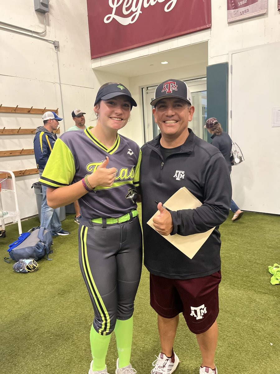 Kylee Bishop (@kyleebishop08) on Twitter photo Thank you <a href="/AggieSoftball/">Texas A&M Softball</a> for another great camp! I learned lots of new things and I am thankful for all of the instruction I got from the coaching staff! Thank you <a href="/AggieSoftball/">Texas A&M Softball</a> for another great camp! I learned lots of new things and I am thankful for all of the instruction I got from the coaching staff!