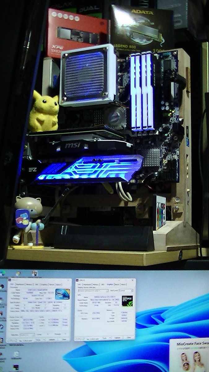 MomoPack's tweet photo. #LGA775 #Core2Quad #Q9550
Core2Quad Q9500 & GTX1050Tiだとそこそこ遊べますの!!RTX4060 OCで遊んでからだと……だけどねぇ~!( ;∀;)
でも!古いわりにWindows11 Pro(23H2)で遊べるのも良いかもですの!?(*ノωノ) https://t.co/LK1Cck7ubh