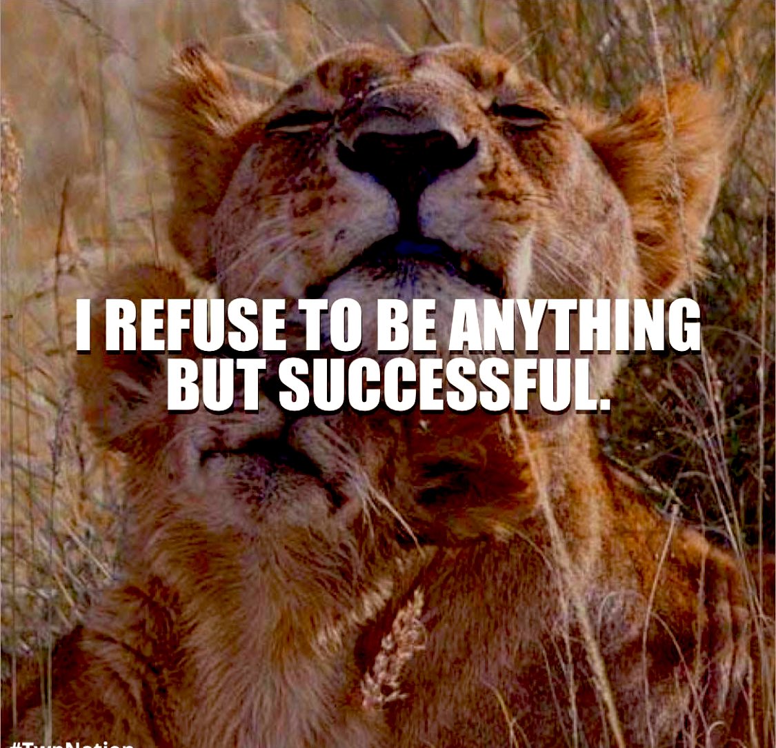 I refuse to be anything but successful 💪🏻 #positive #mentalhealth #Mindset #JoyTrain #SuccessTrain #ThinkBIGSundayWithMarsha #ThriveTogether