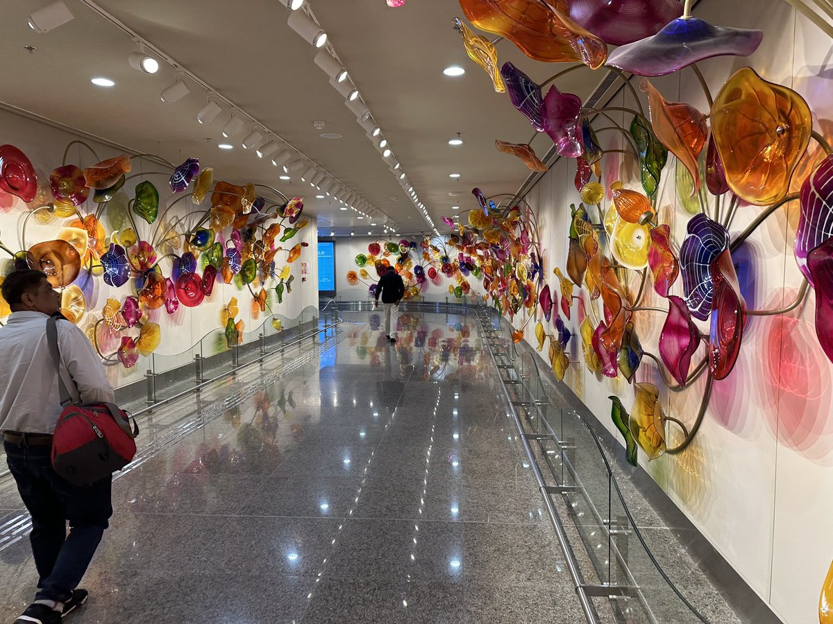 Awestruck by the change that @lkoairport T3 brings in. Phool wali gali and the murals are a treat to the eyes. 

#BJPAgain #NarendraModi #LucknowAirport #Elections2024 #YogiAdityanath