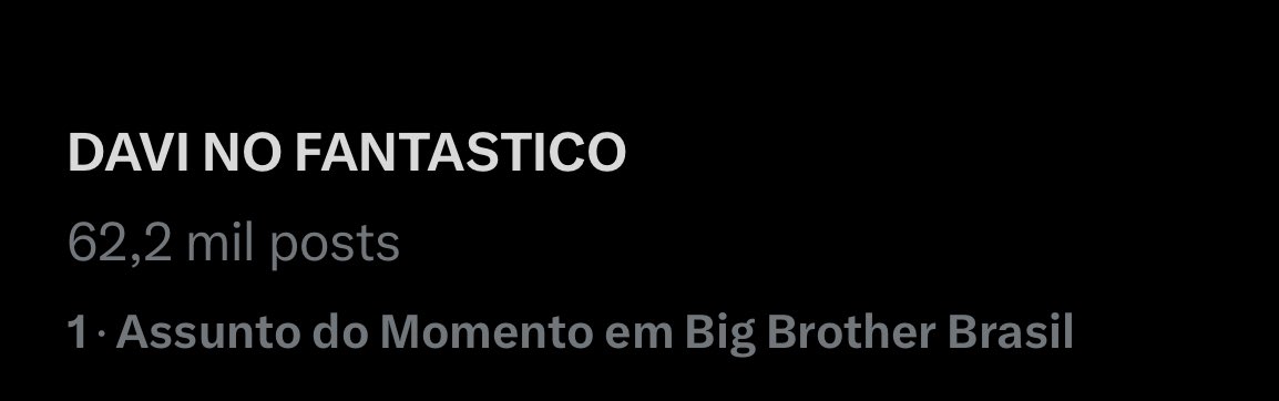 Sabe quando vocês vão conseguir cancelar o Davi, haters? No dia de são nunca!

DAVI NO FANTASTICO