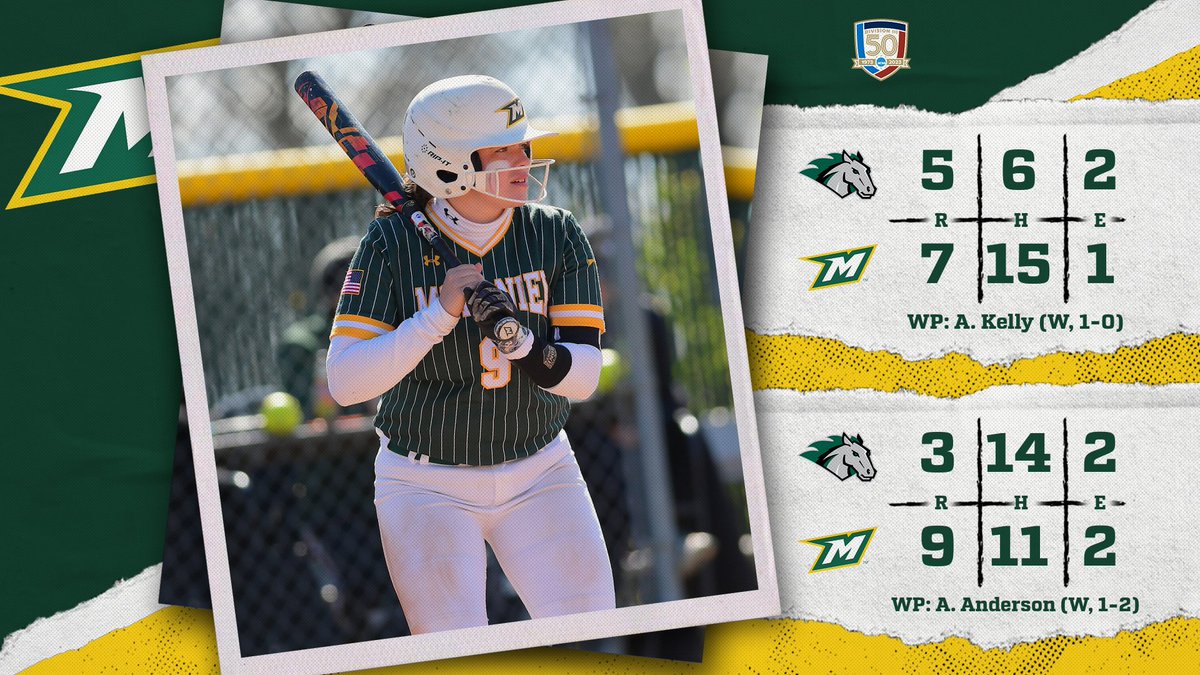 SUNDAY SWEEP 🧹🧹 @McDaniel_SB has now won four of the last five overall against in-state rival Stevenson and eight of the last 10 in Westminster. #GetOnTheHill #d3sb