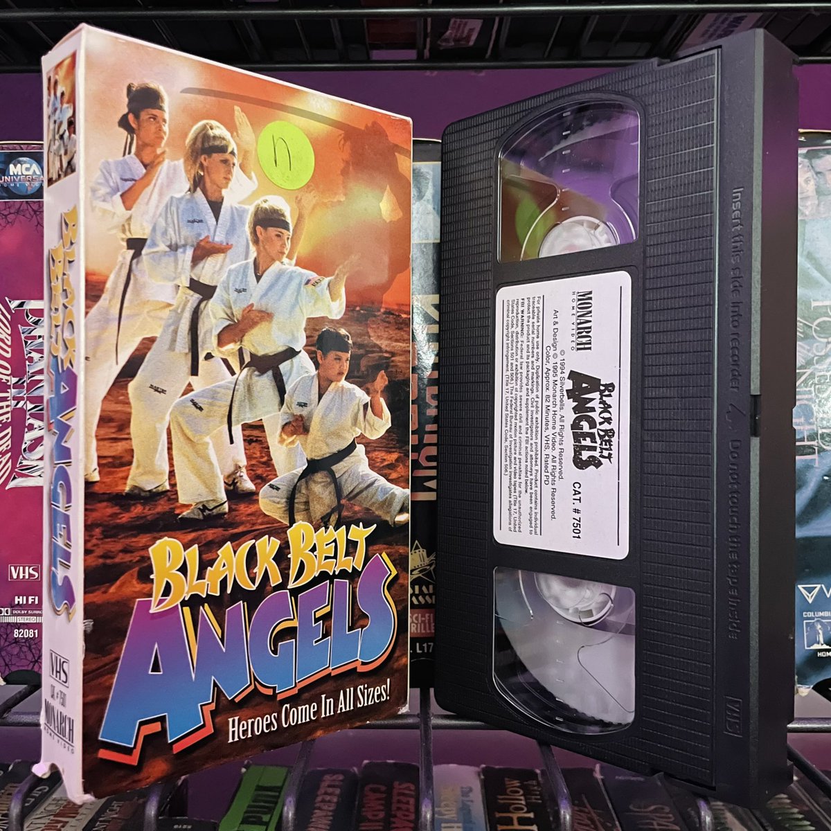 | #NowWatching Black Belt Angels (imdb.com/title/tt010928…) #VHS #AnalogSunday