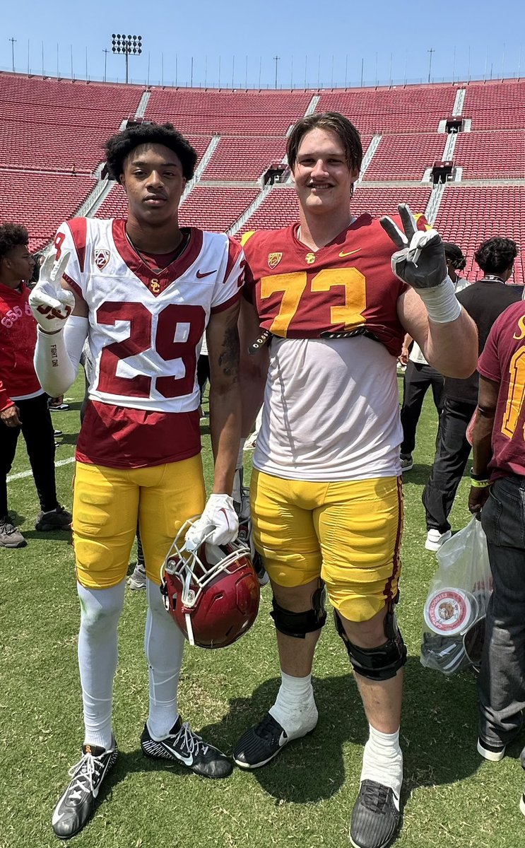 How it started and how it’s going. @TobiasRaymond9 @malikicrawford #805 #USCfb