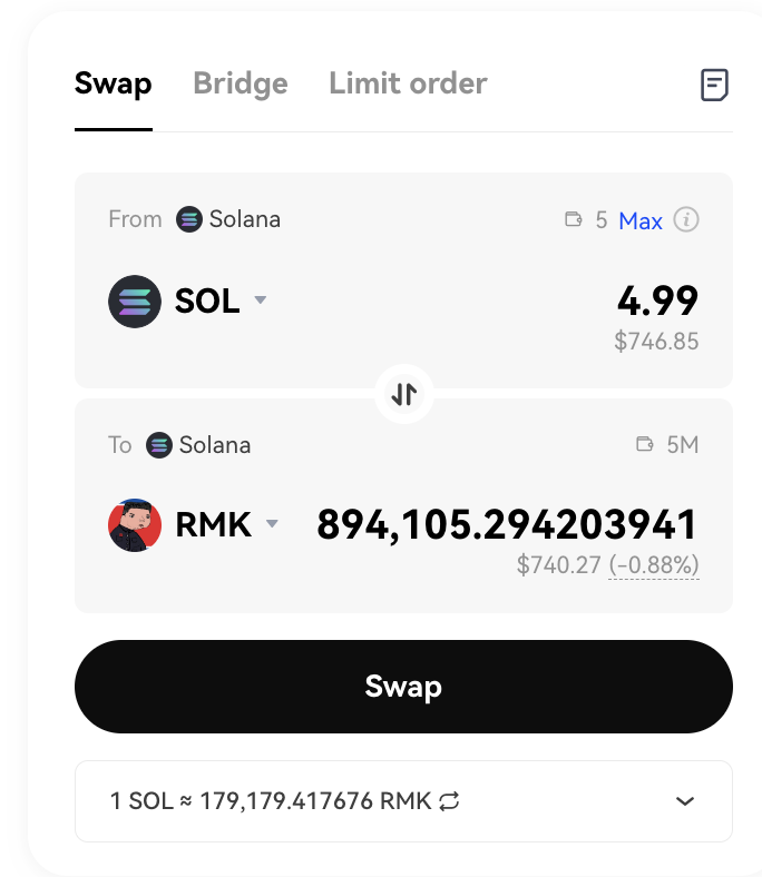 Rocketman_onSol's tweet photo. I'm engulfed with happiness seeing $RMK charts on @okxweb3! 🫡
Soon @okx or we will not hesitate, Our Nukes are ready!
🚀 https://t.co/NN5JHHZOtq