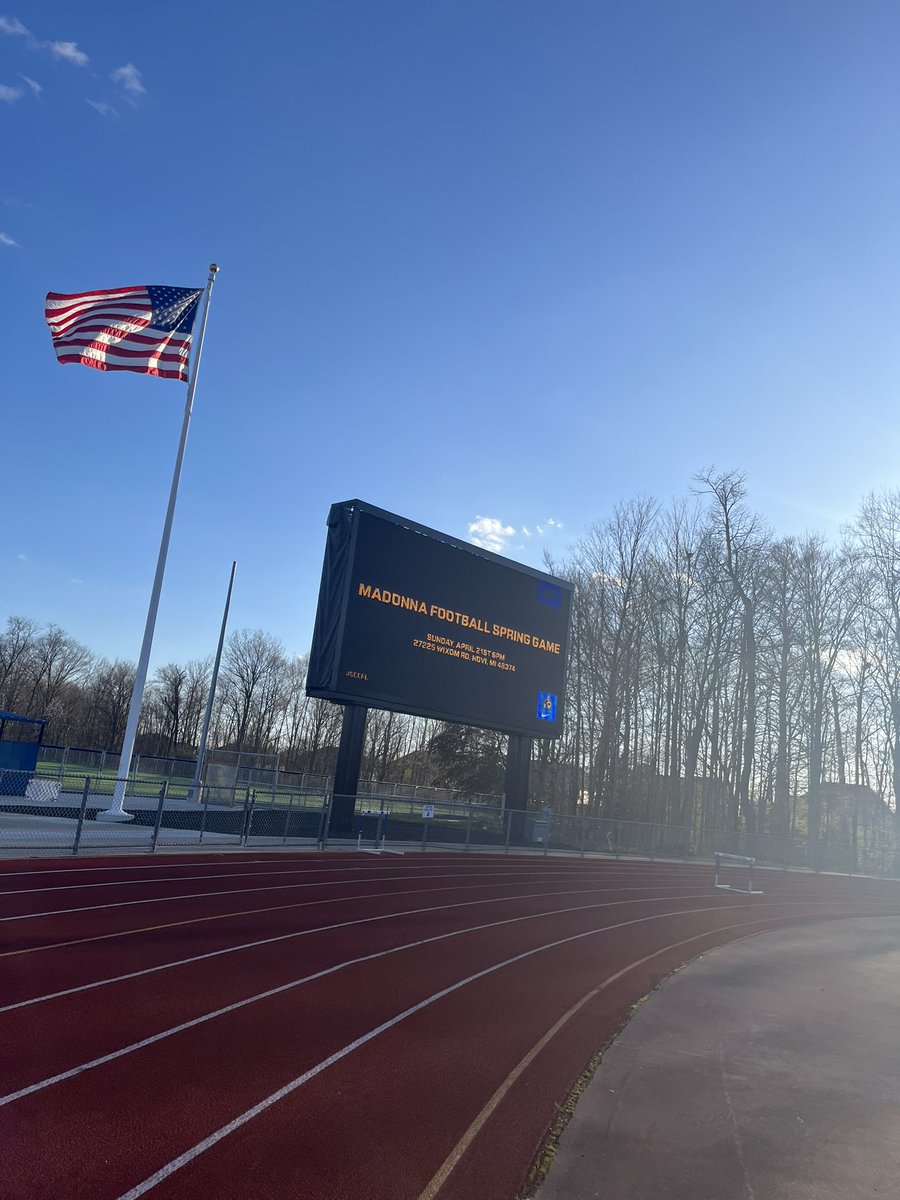 ๐ฑ๐๐๐๐ ๐ด๐๐๐๐๐ (@jacobmorris_8) on Twitter photo Had a great time today at the Madonna university spring football game.
Thanks for having me <a href="/MUCrusadersFB/">Madonna Football</a> <a href="/coachlen4/">len morawa</a> <a href="/BrettGuminsky/">Brett Guminsky</a> <a href="/CoachPhilipGuel/">Coach Guel</a> <a href="/CoachDavidAdams/">David Adams</a> <a href="/Money_McCants10/">Gerald D. McCants</a>
<a href="/CoachMcCoyJr/">Ruzell McCoy Jr.</a>
<a href="/CoachMMcGowan/">Coach McGowan</a> Had a great time today at the Madonna university spring football game.
Thanks for having me <a href="/MUCrusadersFB/">Madonna Football</a> <a href="/coachlen4/">len morawa</a> <a href="/BrettGuminsky/">Brett Guminsky</a> <a href="/CoachPhilipGuel/">Coach Guel</a> <a href="/CoachDavidAdams/">David Adams</a> <a href="/Money_McCants10/">Gerald D. McCants</a>
<a href="/CoachMcCoyJr/">Ruzell McCoy Jr.</a>
<a href="/CoachMMcGowan/">Coach McGowan</a>