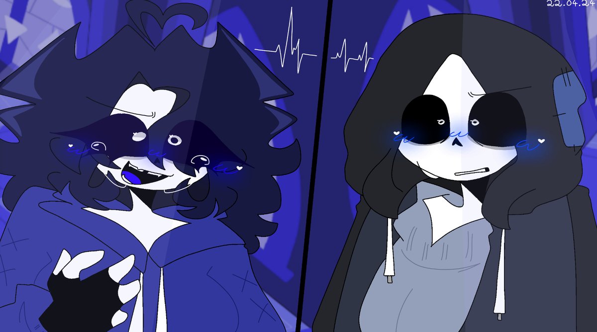 InfamousGoober's tweet photo. ‘Cause friends don’t do the things we do 💙
˚₊‧꒰ა ☆ ໒꒱ ‧₊˚
2024 Remake! <3
#SwitchTale #Valerie #UTMV https://t.co/ABfSF8FSEU
