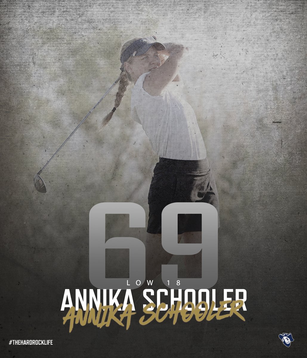 Annika Schooler was firing on all cylinders today in round 1 as she set a new school record with a -3, 69! She currently sits atop the individual leaderboard with a few golfers finishing up. 

#TheHardrockLife