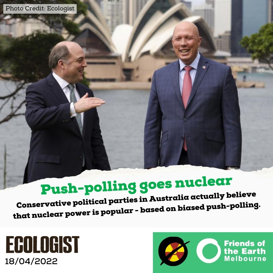 The #Coalition's decision 'to make #nuclearpower the centrepiece of its #energy and #climatepolicy [is] “the longest suicide note in #Australian #political history”. Full article here: theecologist.org/2024/apr/18/pu… #Auspol2024 #nuclear #SMR #nuclearenergy