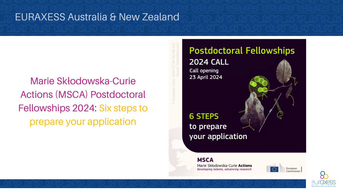 🇪🇺 The @MSCActions Postdoctoral Fellowships 2024 call is opening tomorrow. If you are considering applying, here are some useful tips & guidance to start preparing your proposal. 1️⃣ Learn about funding basics 2️⃣ Check your eligibility 3️⃣ Hunt host organisations 4️⃣ Draft your…