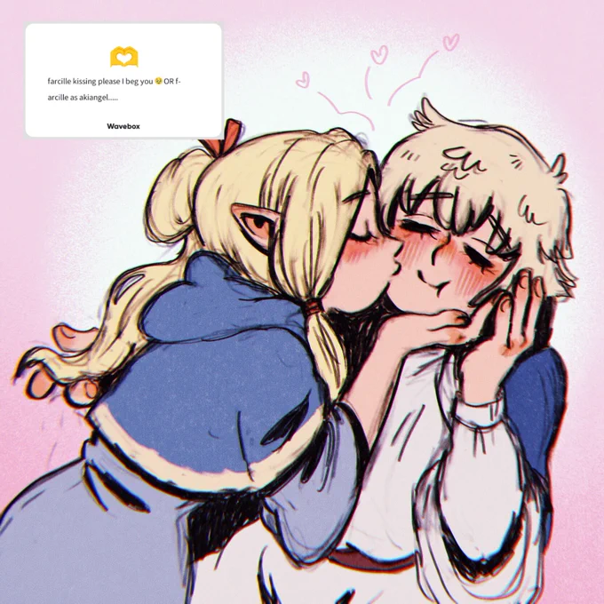 farcille kissing for anon #dungeonmeshi  