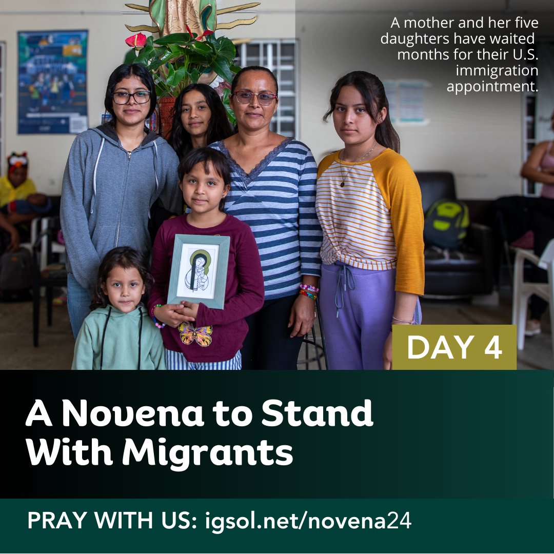 When migrants began being released ​onto the streets of San Diego in October 2023, Our Lady of Guadalupe Parish decided to open their doors and help their ​neighbors in need. On day 4 of our Novena to Stand with Migrants, learn more and pray: jesuits.org/novena 🙏