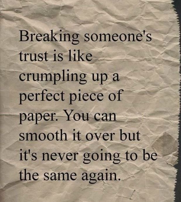 Exactly this 👏 once you lie to me the #trust is #broken & no going back once a liar always a liar #alwaysspeakthetruth & not to have the decency to apologise for all the lies is #disgraceful #TellTheTruthNoMatterWhat #LiesAndMoreLies #YourSoFullOfIt
