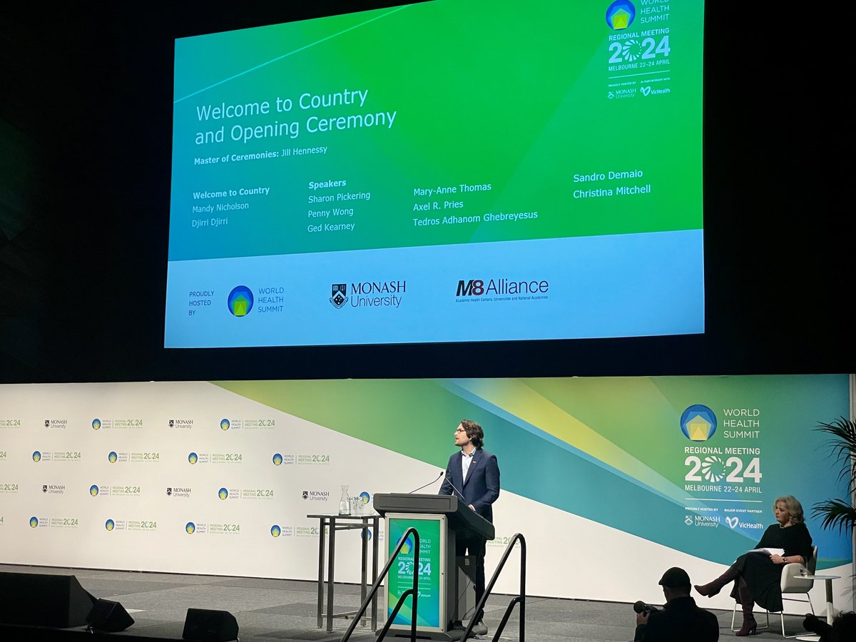 @gedkearney @ACDPAlliance @WorldHealthSmt @whsmelbourne24 @DrTedros @WHO @ncdalliance @GCHAlliance @NACCHOAustralia Why is the #WHSMelbourne2024 pivotal? @VicHealth CEO @SandroDemaio gives 3 reasons: ⭐️#GlobalHealth has never been so urgent & important ⭐️#Collaboration & shared learning is key; we need to lend insights across communities & geographies ⭐️Global solutions always start #local!